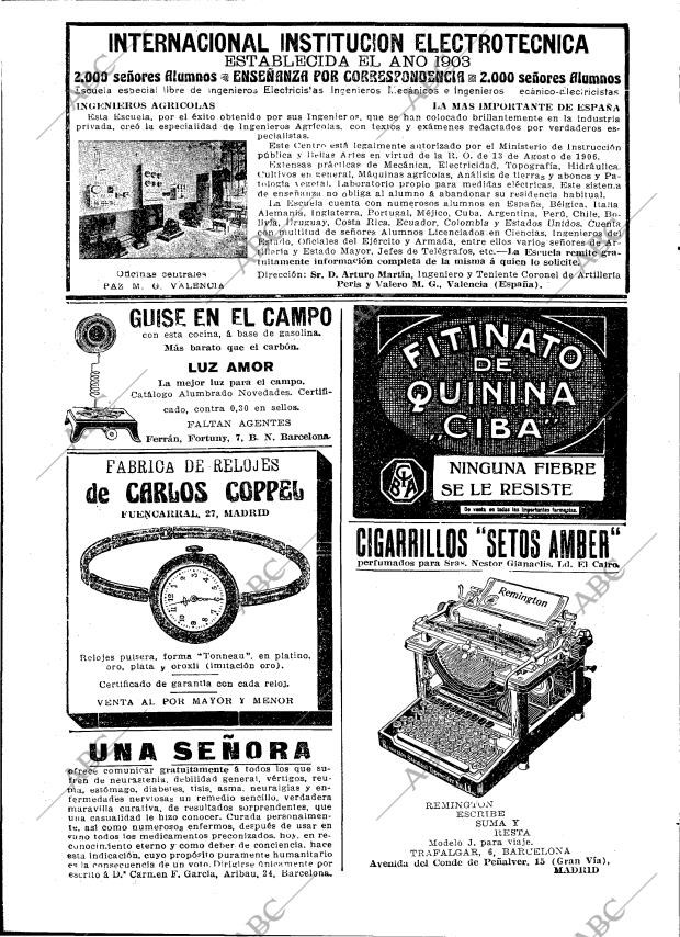 BLANCO Y NEGRO MADRID 10-12-1916 página 38