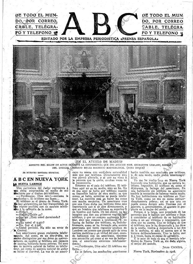 ABC MADRID 13-12-1916 página 3