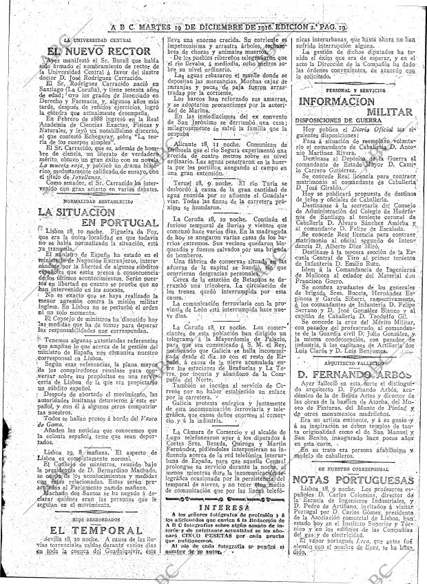 ABC MADRID 19-12-1916 página 19