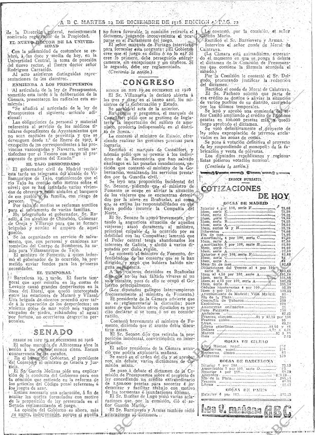 ABC MADRID 19-12-1916 página 22