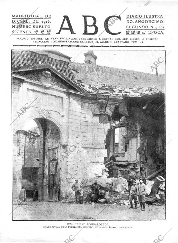 ABC MADRID 21-12-1916 página 1