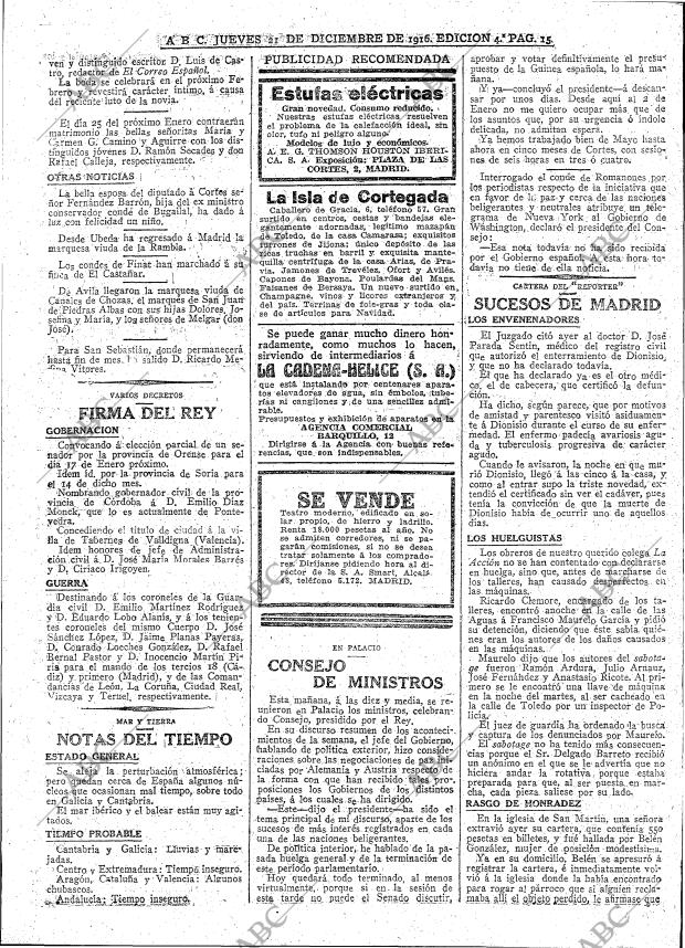 ABC MADRID 21-12-1916 página 15