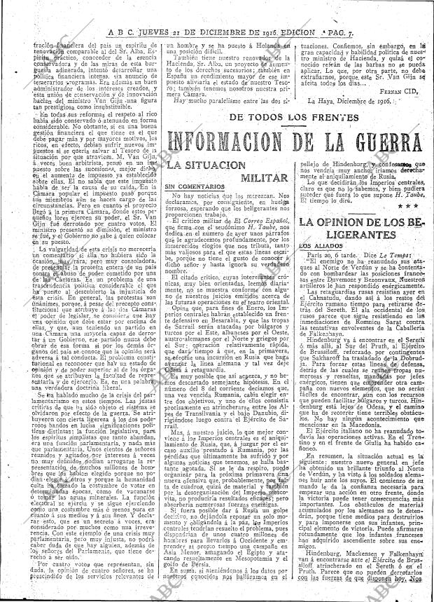 ABC MADRID 21-12-1916 página 7