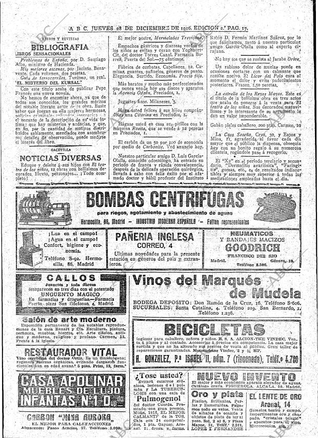 ABC MADRID 28-12-1916 página 17