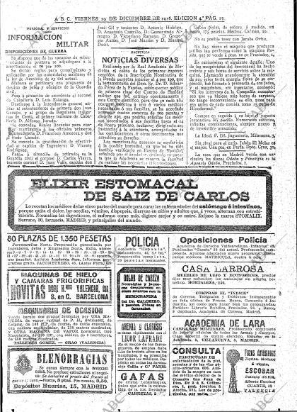 ABC MADRID 29-12-1916