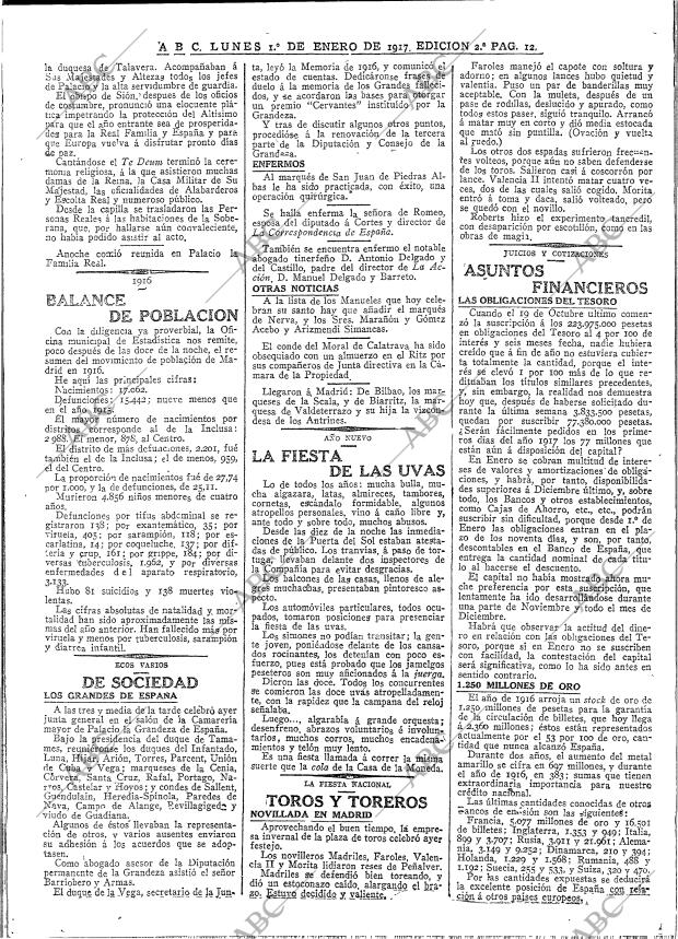 ABC MADRID 01-01-1917 página 12