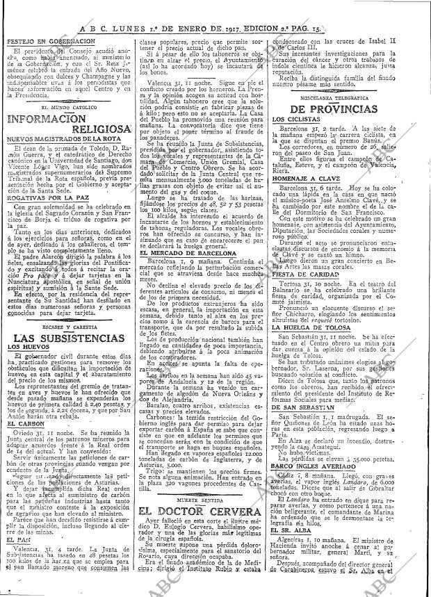 ABC MADRID 01-01-1917 página 15