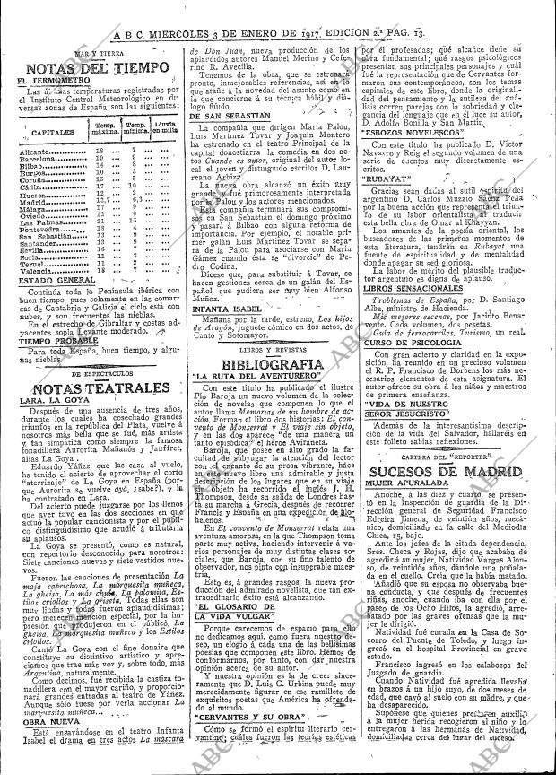 ABC MADRID 03-01-1917 página 13