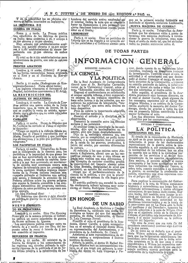 ABC MADRID 04-01-1917 página 10