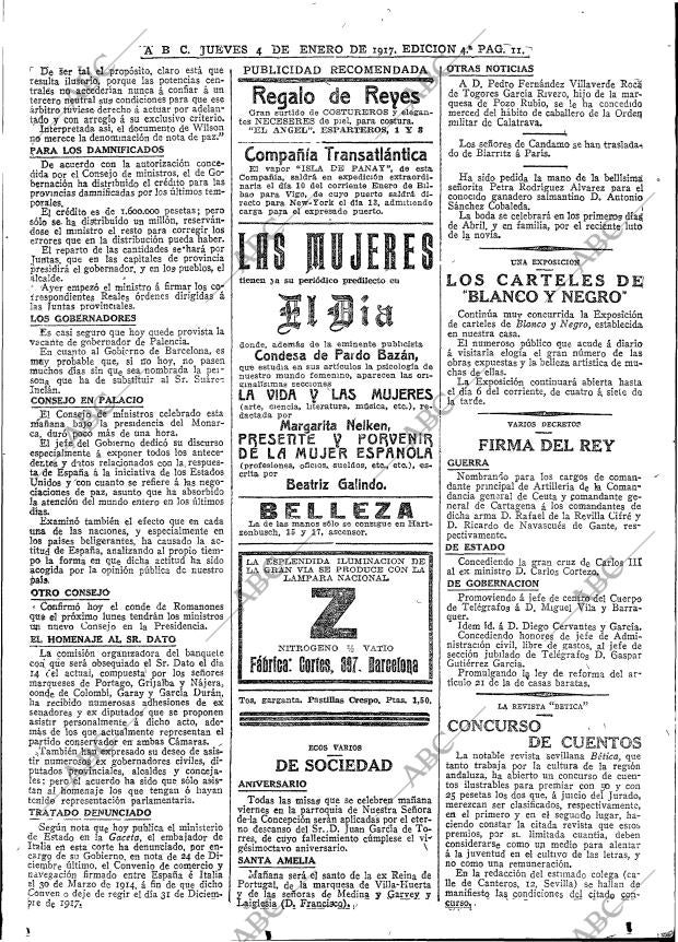 ABC MADRID 04-01-1917 página 11