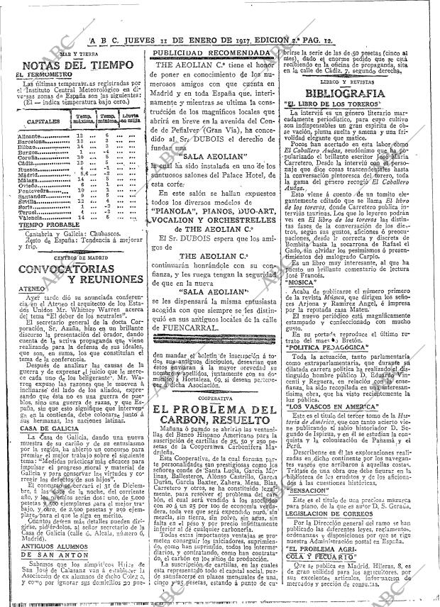 ABC MADRID 11-01-1917 página 12