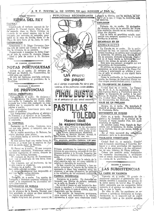 ABC MADRID 11-01-1917 página 14