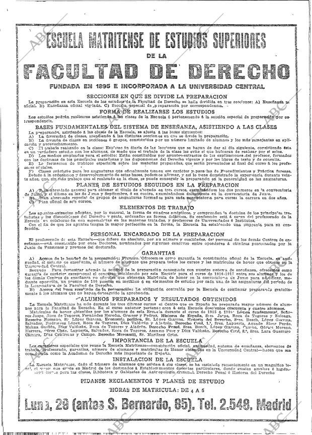 ABC MADRID 13-01-1917 página 14