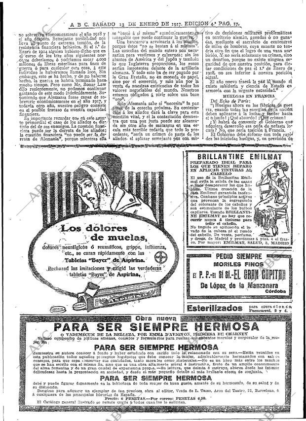 ABC MADRID 13-01-1917 página 17