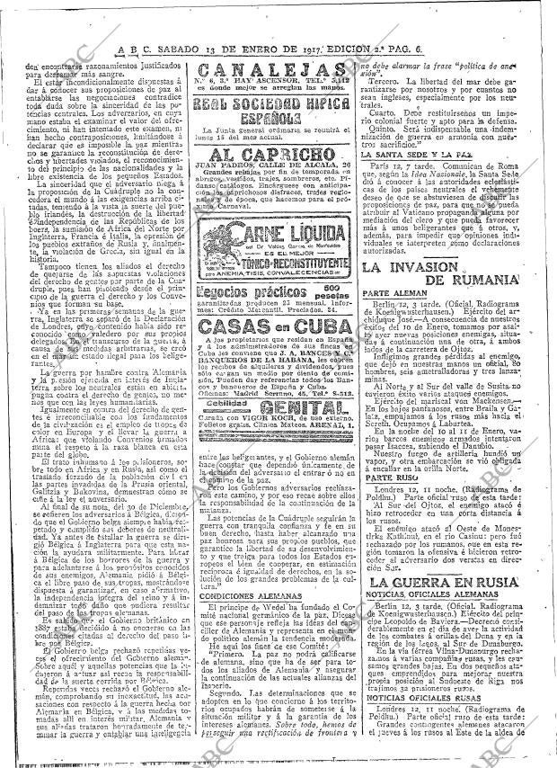 ABC MADRID 13-01-1917 página 6