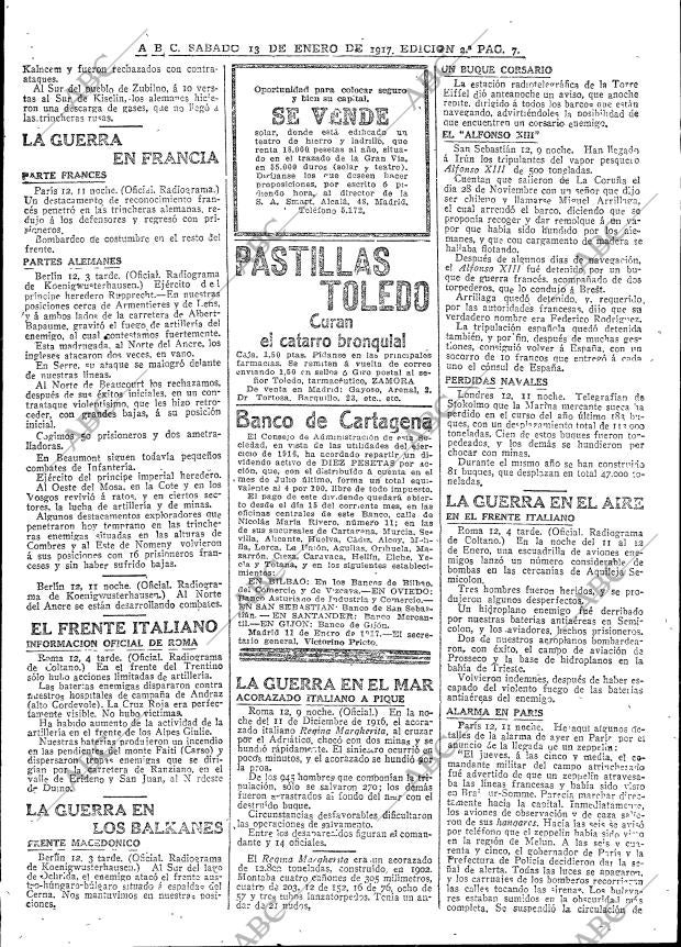 ABC MADRID 13-01-1917 página 7