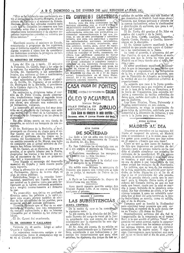 ABC MADRID 14-01-1917 página 11