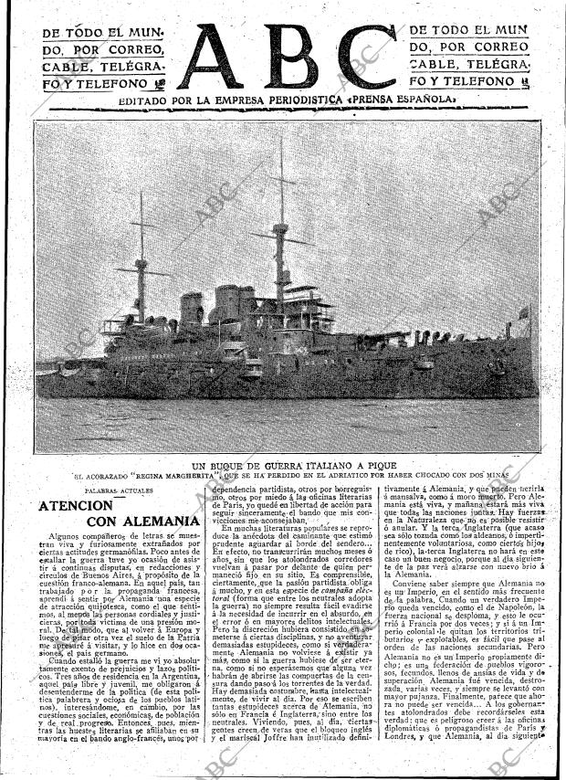 ABC MADRID 14-01-1917 página 3