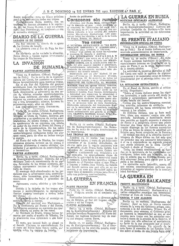 ABC MADRID 14-01-1917 página 7