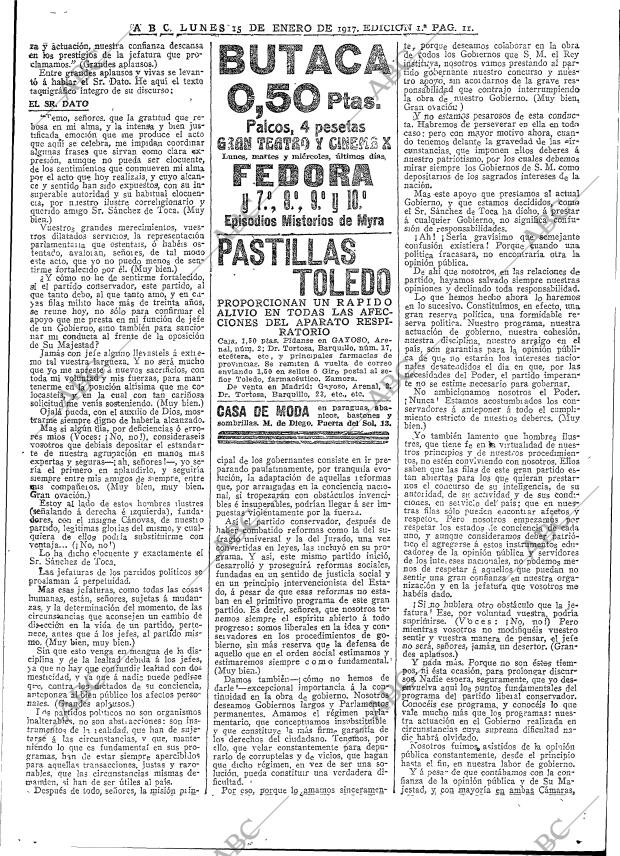 ABC MADRID 15-01-1917 página 11