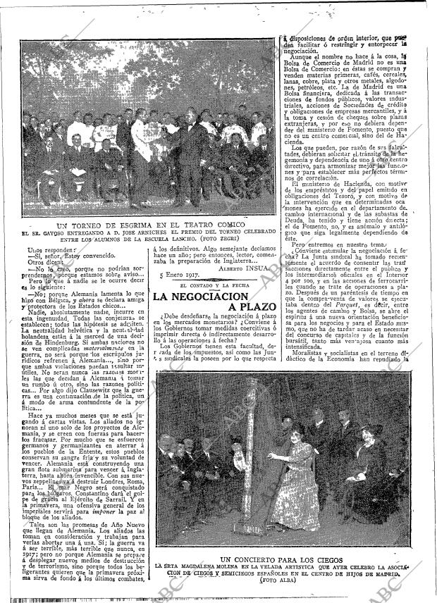ABC MADRID 15-01-1917 página 6