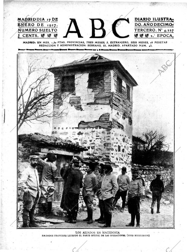 ABC MADRID 17-01-1917 página 1