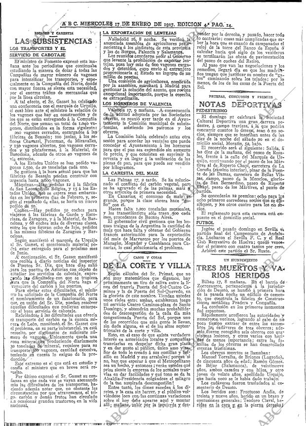 ABC MADRID 17-01-1917 página 14