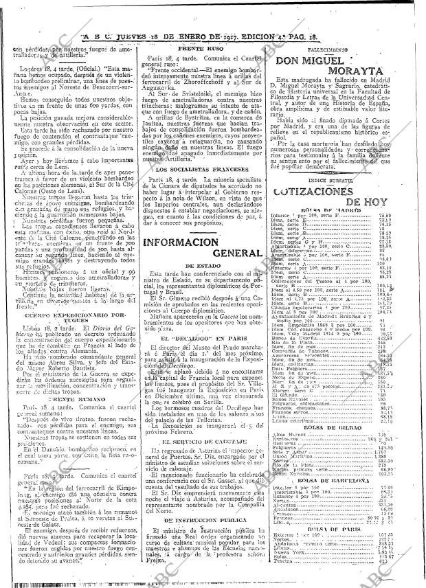 ABC MADRID 18-01-1917 página 18