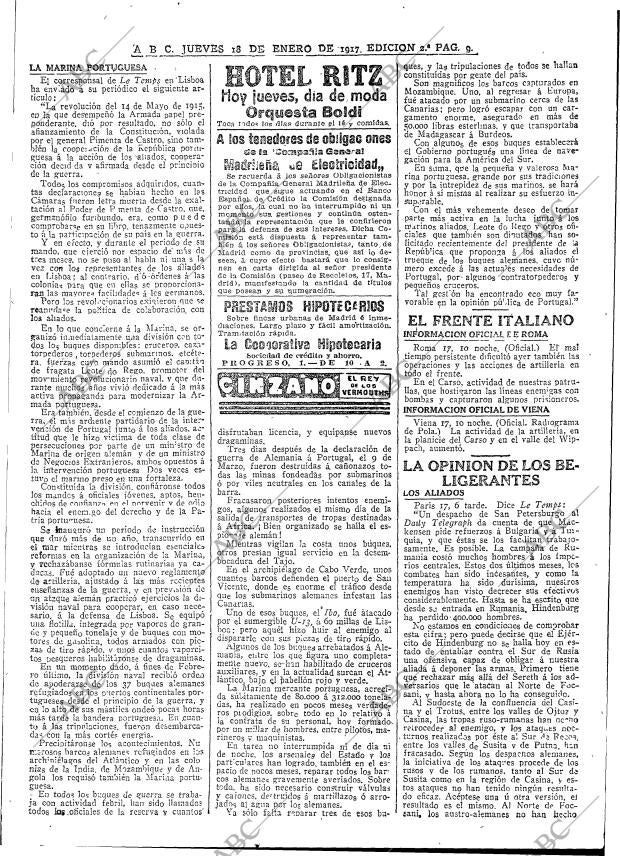 ABC MADRID 18-01-1917 página 9