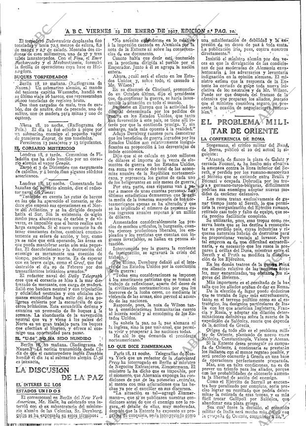 ABC MADRID 19-01-1917 página 10