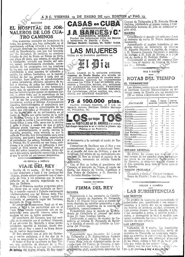 ABC MADRID 19-01-1917 página 13