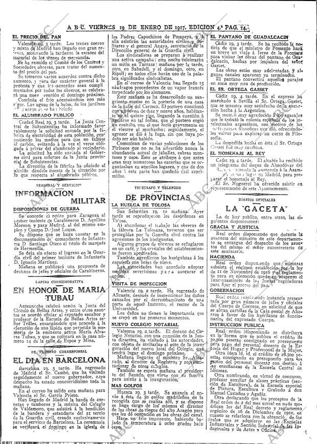 ABC MADRID 19-01-1917 página 14