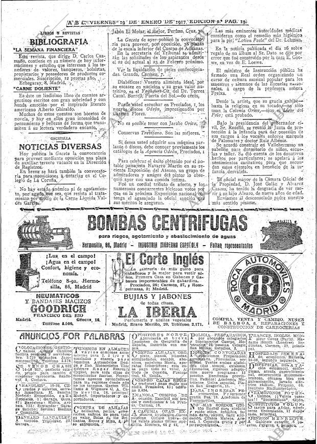 ABC MADRID 19-01-1917 página 19