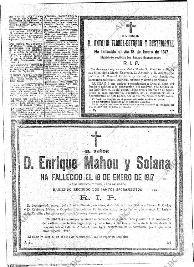 ABC MADRID 19-01-1917 página 20