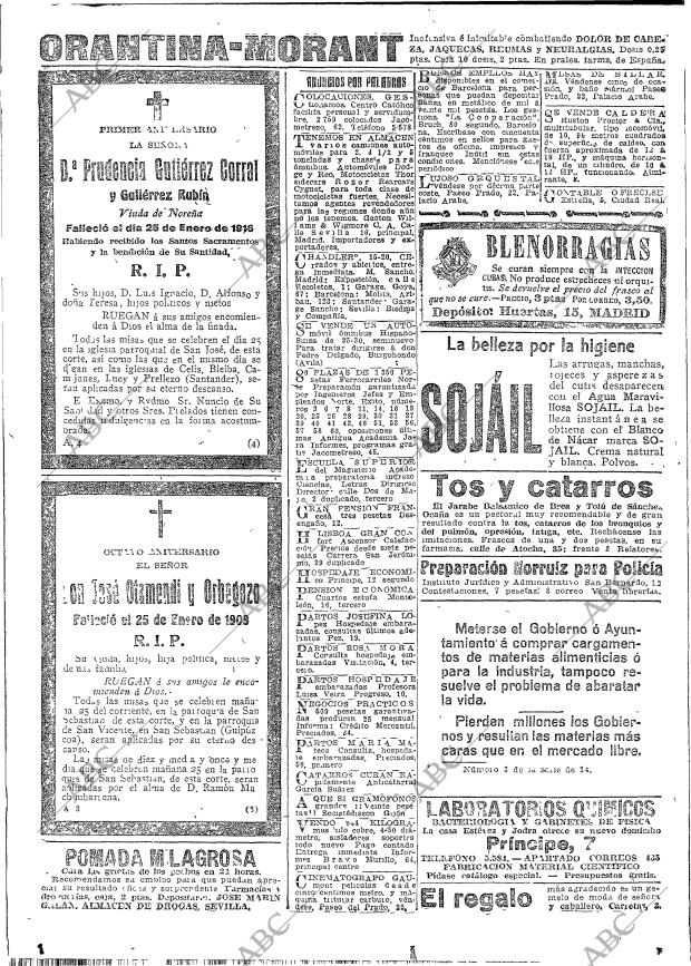 ABC MADRID 24-01-1917 página 22