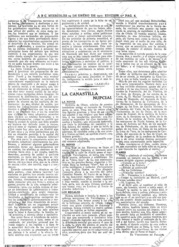 ABC MADRID 24-01-1917 página 6