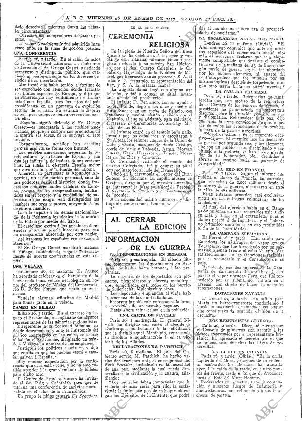 ABC MADRID 26-01-1917 página 18