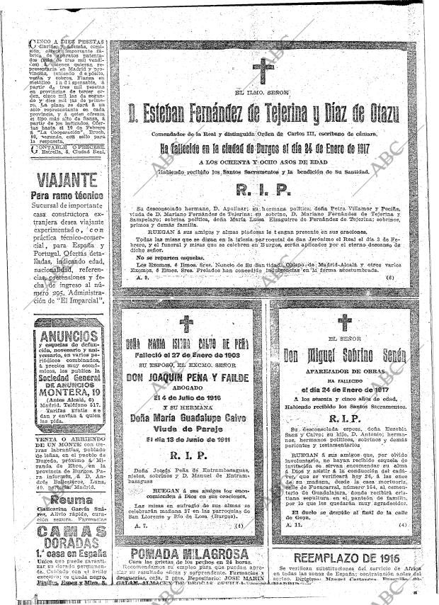 ABC MADRID 26-01-1917 página 22