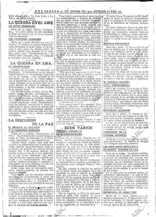 ABC MADRID 27-01-1917 página 10