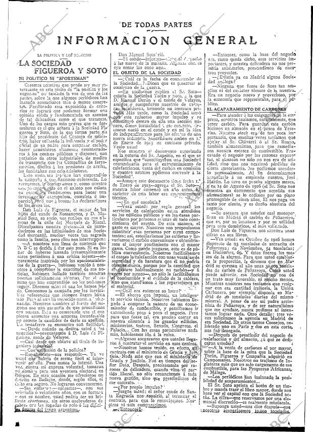 ABC MADRID 27-01-1917 página 11