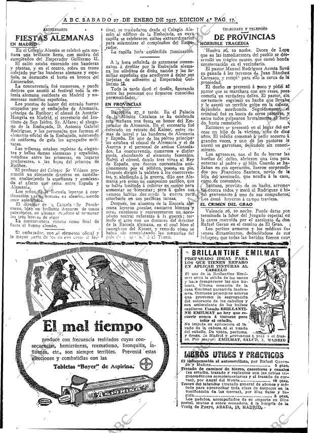 ABC MADRID 27-01-1917 página 17