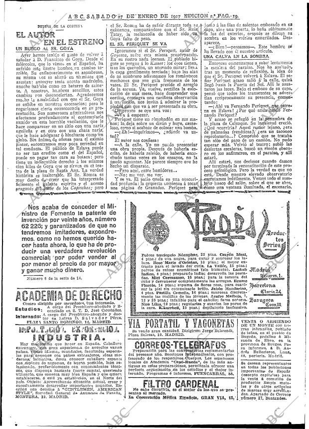 ABC MADRID 27-01-1917 página 19
