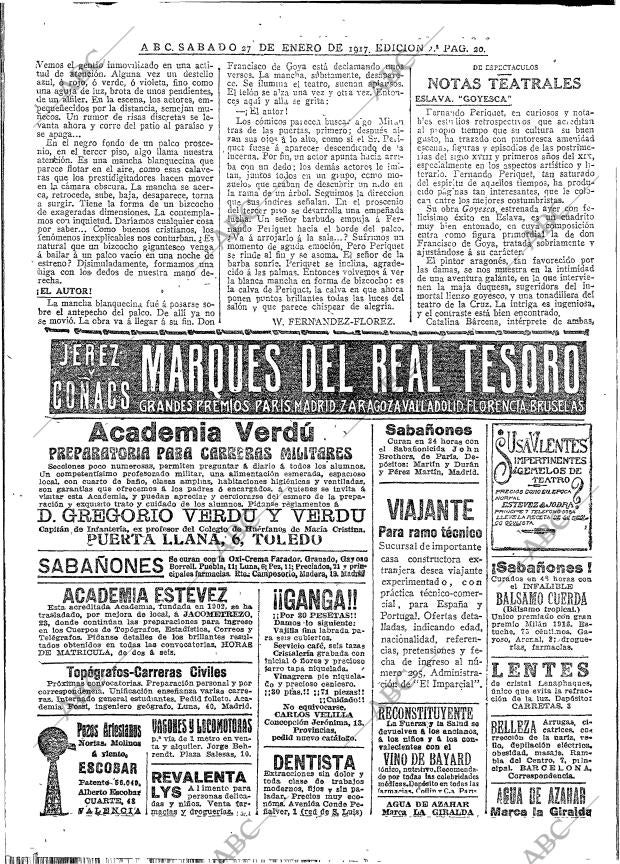 ABC MADRID 27-01-1917 página 20