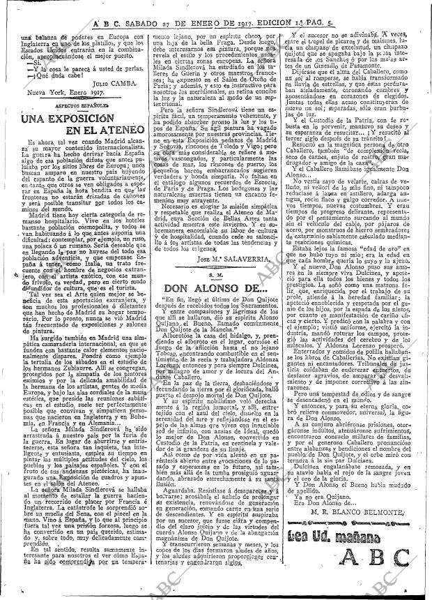 ABC MADRID 27-01-1917 página 5