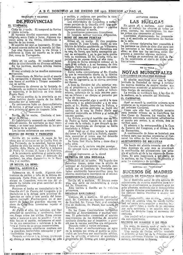 ABC MADRID 28-01-1917 página 16