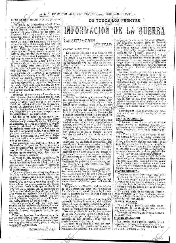 ABC MADRID 28-01-1917 página 7