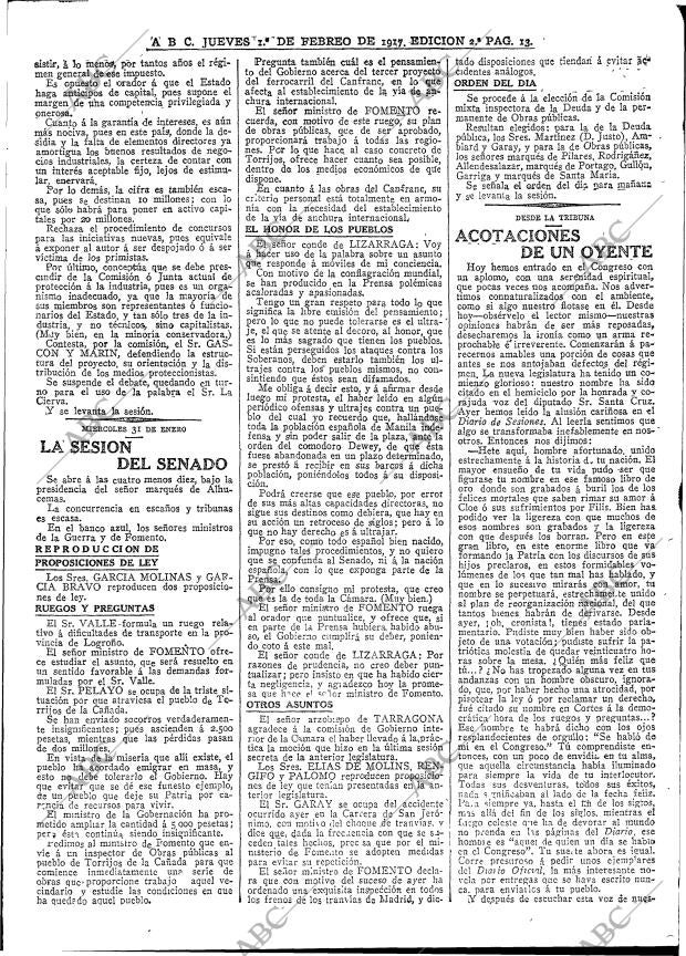 ABC MADRID 01-02-1917 página 13