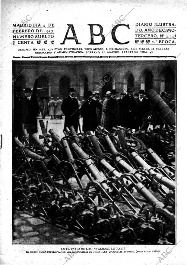 ABC MADRID 04-02-1917 página 1