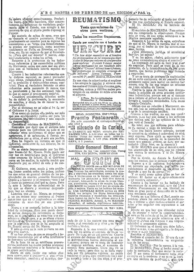ABC MADRID 06-02-1917 página 15