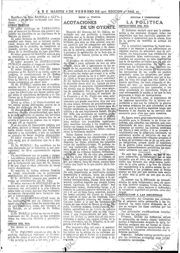 ABC MADRID 06-02-1917 página 17